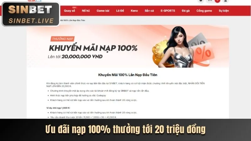 Thưởng nạp lại mp66